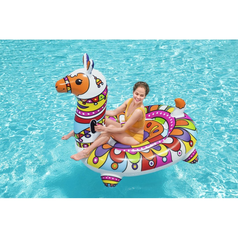 Bouée XXL chevauchable Lama 193 x 151 cm