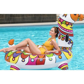 Bouée XXL chevauchable Lama 193 x 151 cm
