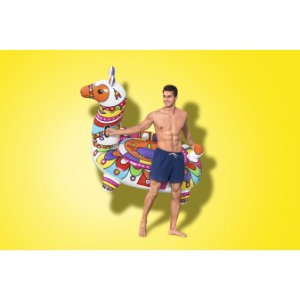 Bouée XXL chevauchable Lama 193 x 151 cm