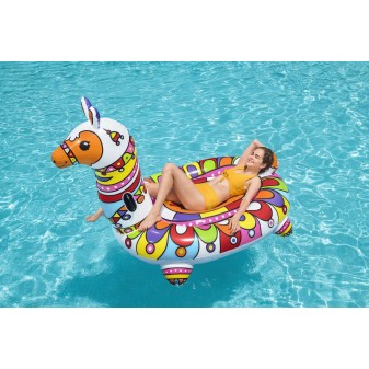 Bouée XXL chevauchable Lama 193 x 151 cm