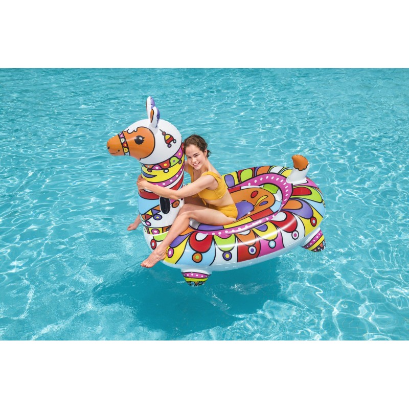 Bouée XXL chevauchable Lama 193 x 151 cm