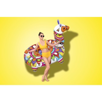 Bouée XXL chevauchable Lama 193 x 151 cm
