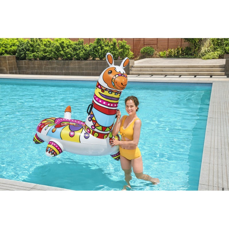 Bouée XXL chevauchable Lama 193 x 151 cm