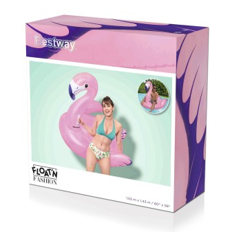 Bouée flamant rose XXL à chevaucher Bouée flamant rose XXL à chevaucher