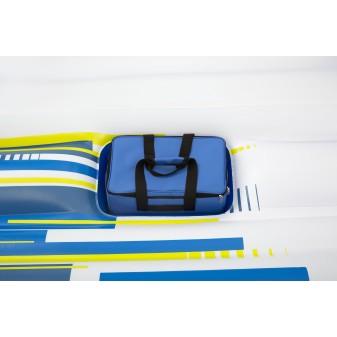 Salon flottant Tropical Breeze 389 x 274 x 73 cm avec pare-soleil, 6 porte-gobelets, glacière, dossiers Salon flottant Tropical Breeze 389 x 274 x 73 cm avec pare-soleil, 6 porte-gobelets, glacière, dossiers