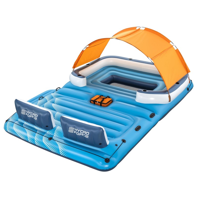 Ile gonflable 6 personnes lac ou rivière Festive Tropical Breeze