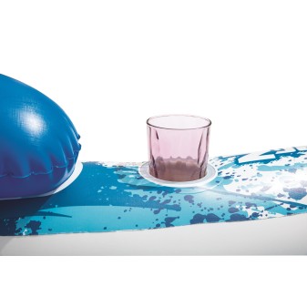 Bouée gonflable 3 places 191 x 178 cm CoolerZ