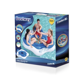 Bouée gonflable 3 places 191 x 178 cm CoolerZ®