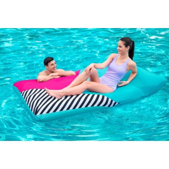 Matelas de piscine housse tissu Blissful Drifter 183 x 124 x 33 cm