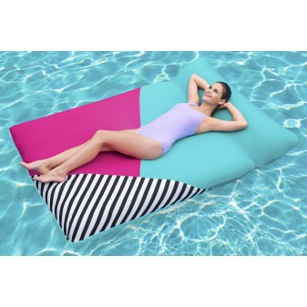 Matelas gonflable avec housse tissu Blissful Drifter™, 183 x 124 x 33 cm, 140 kg