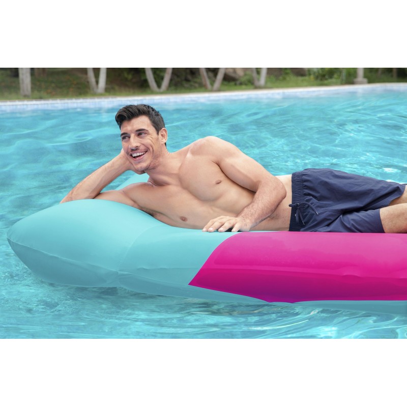 Matelas gonflable avec housse tissu Blissful Drifter™, 183 x 124 x 33 cm, 140 kg