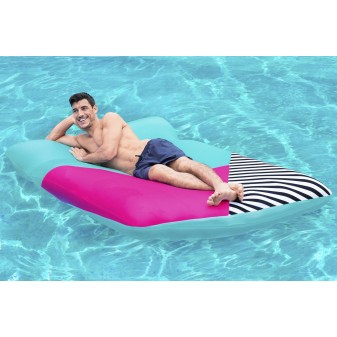 Matelas gonflable avec housse tissu Blissful Drifter™, 183 x 124 x 33 cm, 140 kg