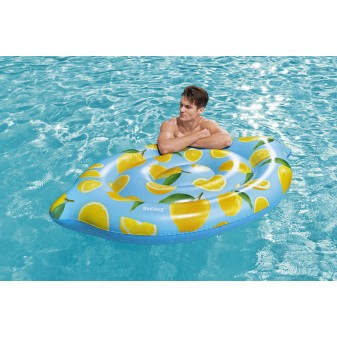 Ile gonflable parfumée citron Scentsational Lemon 176 x 123 cm