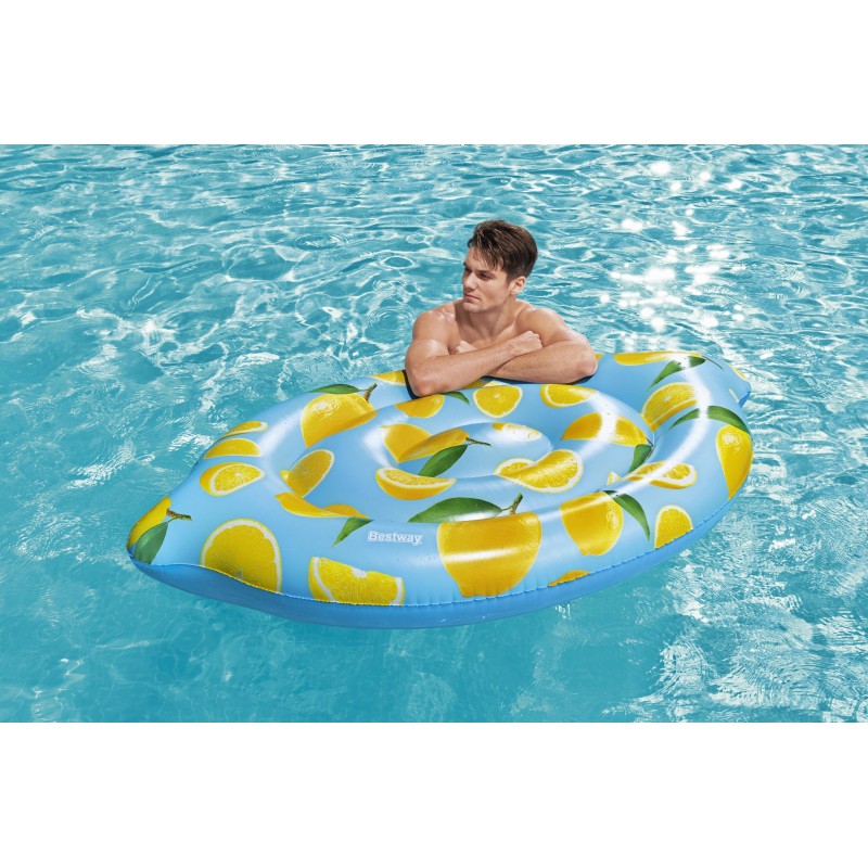 Ile gonflable parfumée citron Scentsational™ Lemon 176 x 123 cm
