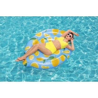 Ile gonflable parfumée citron Scentsational™ Lemon 176 x 123 cm