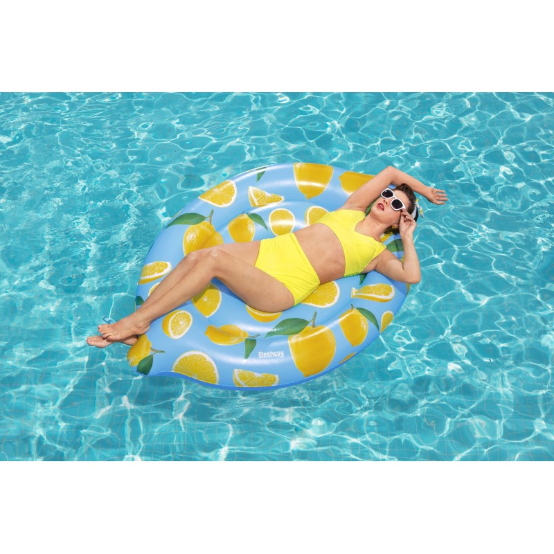 Ile gonflable parfumée citron Scentsational™ Lemon 176 x 123 cm