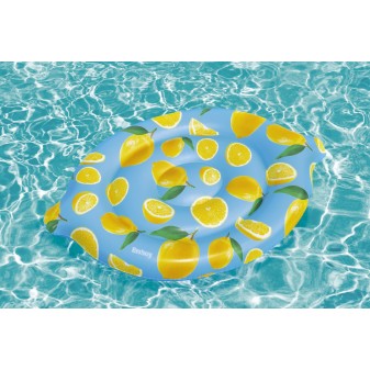 Ile gonflable parfumée citron Scentsational™ Lemon 176 x 123 cm