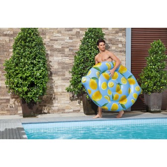 Ile gonflable parfumée citron Scentsational™ Lemon 176 x 123 cm
