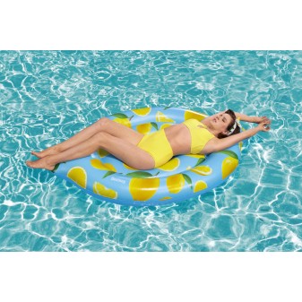 Ile gonflable parfumée citron Scentsational™ Lemon 176 x 123 cm