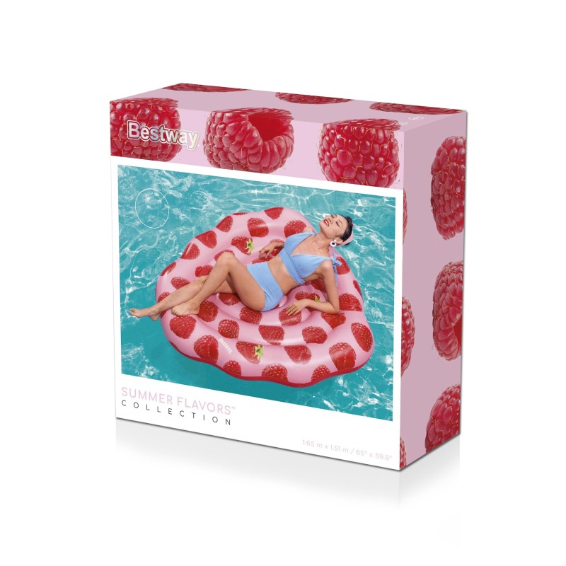 Matelas de piscine parfumé à la framboise Scentsational