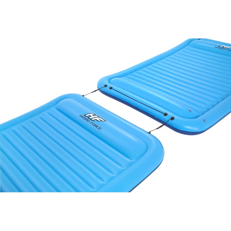 Plateforme flottante Sun Soaker™, 290 x 191 cm, 4 places, 360 kg max, 4 boucles Clasp 'N GO™ connectables