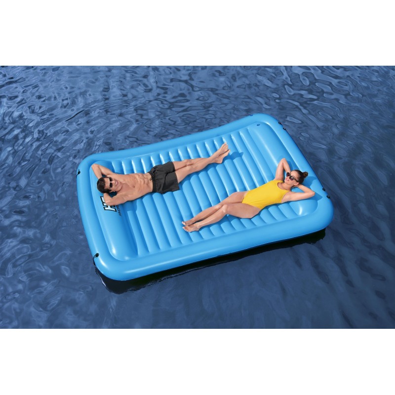 Plateforme flottante Sun Soaker™, 290 x 191 cm, 4 places, 360 kg max, 4 boucles Clasp 'N GO™ connectables