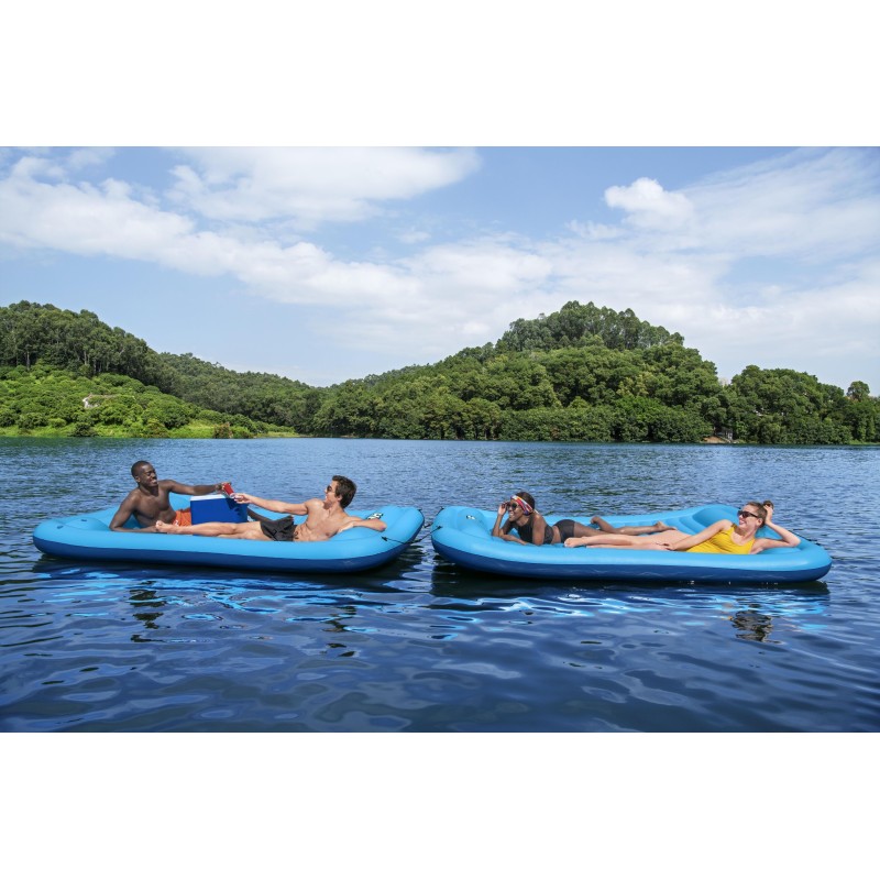 Plateforme flottante Sun Soaker™, 290 x 191 cm, 4 places, 360 kg max, 4 boucles Clasp 'N GO™ connectables