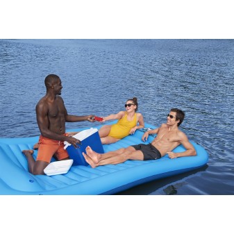 Plateforme flottante Sun Soaker™, 290 x 191 cm, 4 places, 360 kg max, 4 boucles Clasp 'N GO™ connectables