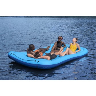 Plateforme flottante Sun Soaker™, 290 x 191 cm, 4 places, 360 kg max, 4 boucles Clasp 'N GO™ connectables