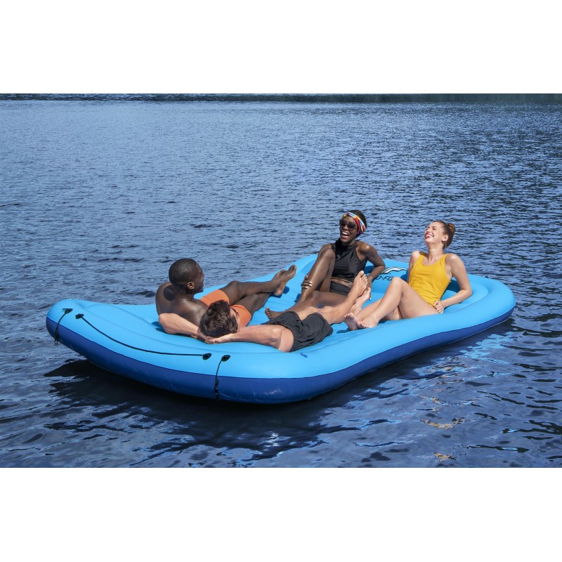 Plateforme flottante Sun Soaker™, 290 x 191 cm, 4 places, 360 kg max, 4 boucles Clasp 'N GO™ connectables