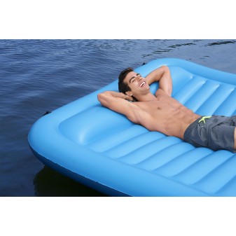 Plateforme flottante Sun Soaker™, 290 x 191 cm, 4 places, 360 kg max, 4 boucles Clasp 'N GO™ connectables