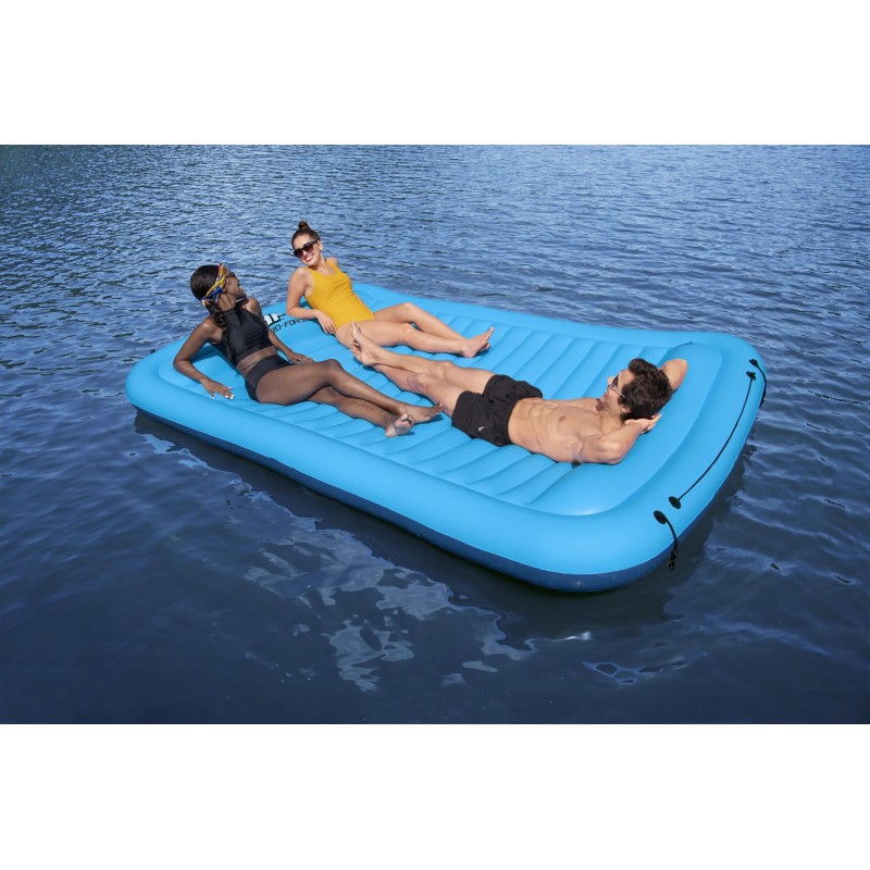 Plateforme flottante Sun Soaker™, 290 x 191 cm, 4 places, 360 kg max, 4 boucles Clasp 'N GO™ connectables