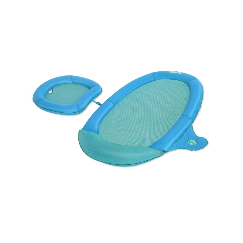 Matelas Flex'N'Fold™ 171 x 94 x 16 cm, 1 adulte + 1 animal, 130 + 10 kg, porte gobelet, coussin intégré, fond maille