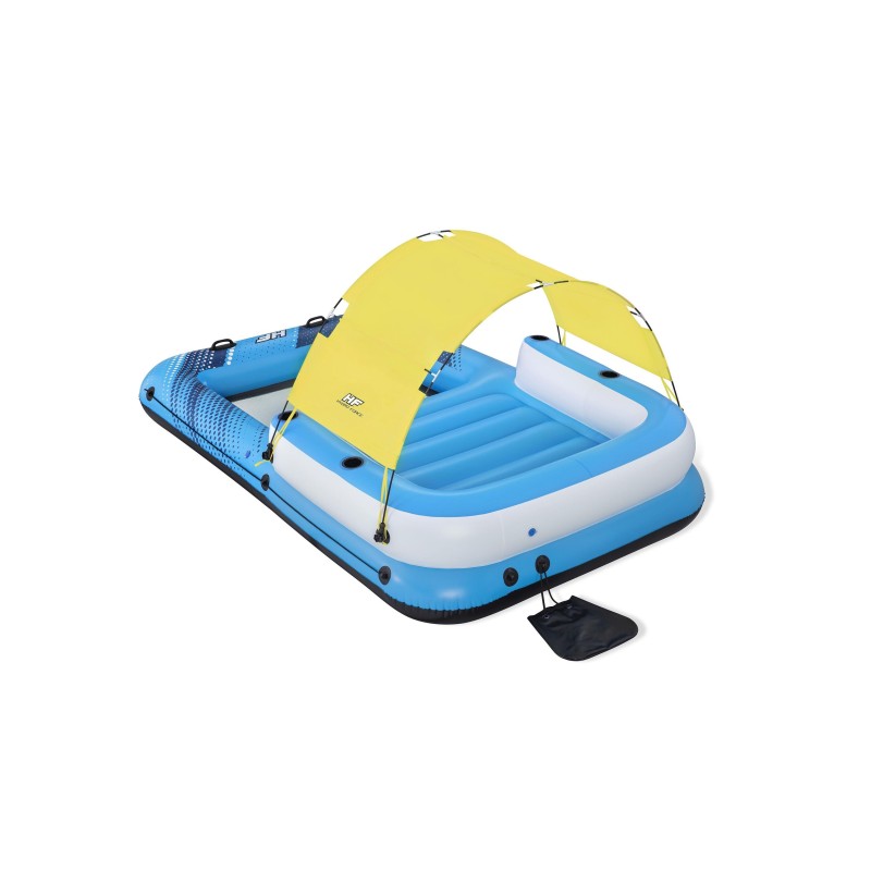 Ile géante Summer Oasis™ 3,05 x 1,86 x 58 cm, 4 adultes (360kg), Inflata-Shield™, 4 porte-gobelets, fond maille filet