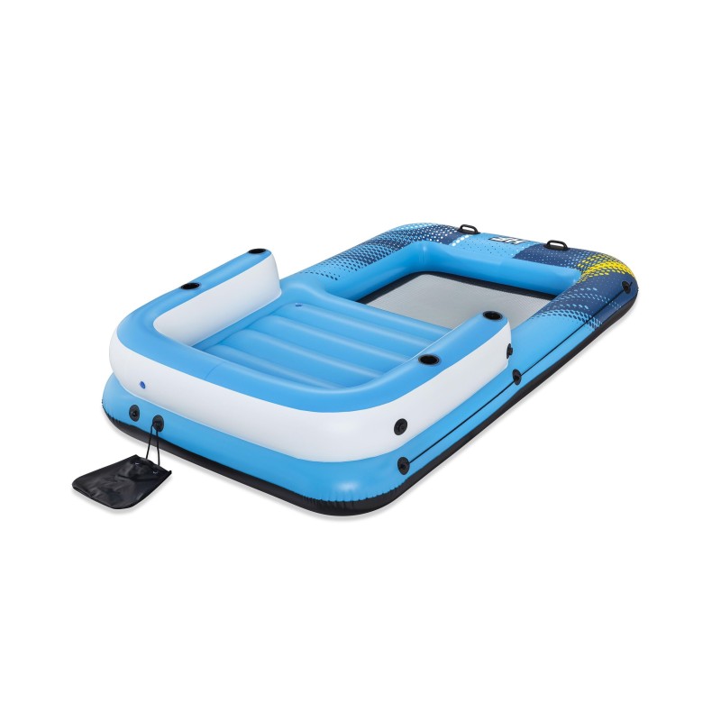 Ile géante Summer Oasis™ 3,05 x 1,86 x 58 cm, 4 adultes (360kg), Inflata-Shield™, 4 porte-gobelets, fond maille filet