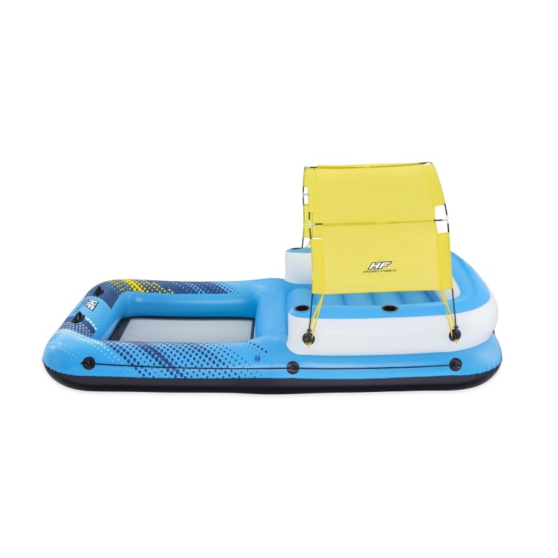 Ile géante Summer Oasis™ 3,05 x 1,86 x 58 cm, 4 adultes (360kg), Inflata-Shield™, 4 porte-gobelets, fond maille filet