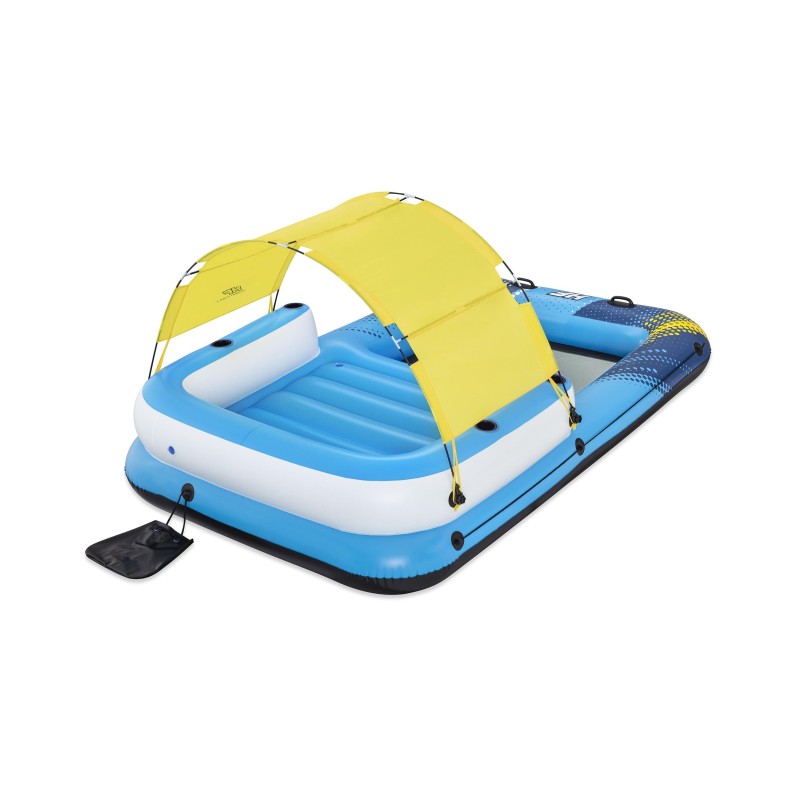 Ile géante Summer Oasis™ 3,05 x 1,86 x 58 cm, 4 adultes (360kg), Inflata-Shield™, 4 porte-gobelets, fond maille filet
