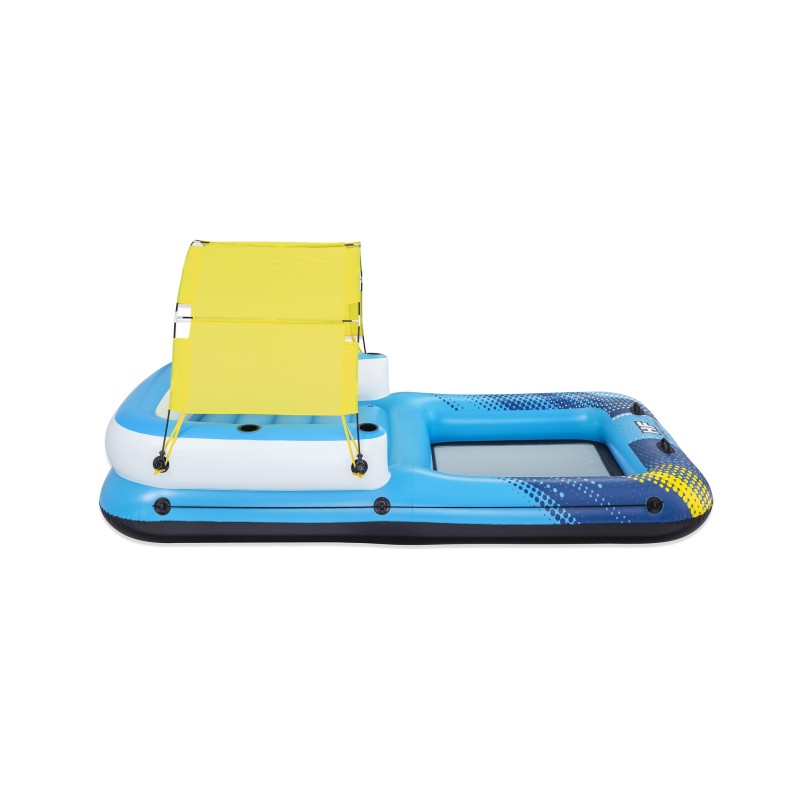 Ile géante Summer Oasis™ 3,05 x 1,86 x 58 cm, 4 adultes (360kg), Inflata-Shield™, 4 porte-gobelets, fond maille filet