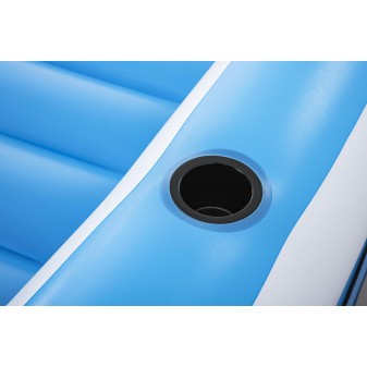 Ile géante Summer Oasis™ 3,05 x 1,86 x 58 cm, 4 adultes (360kg), Inflata-Shield™, 4 porte-gobelets, fond maille filet
