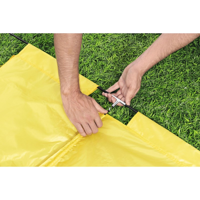 Ile géante Summer Oasis™ 3,05 x 1,86 x 58 cm, 4 adultes (360kg), Inflata-Shield™, 4 porte-gobelets, fond maille filet