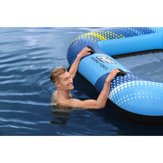 Ile géante Summer Oasis™ 3,05 x 1,86 x 58 cm, 4 adultes (360kg), Inflata-Shield™, 4 porte-gobelets, fond maille filet