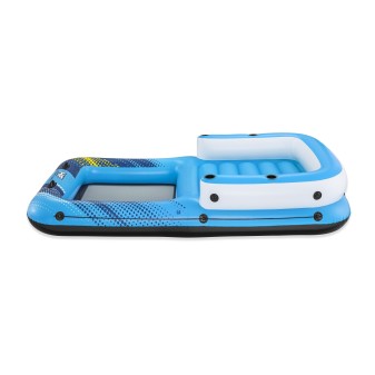 Ile géante Summer Oasis™ 3,05 x 1,86 x 58 cm, 4 adultes (360kg), Inflata-Shield™, 4 porte-gobelets, fond maille filet