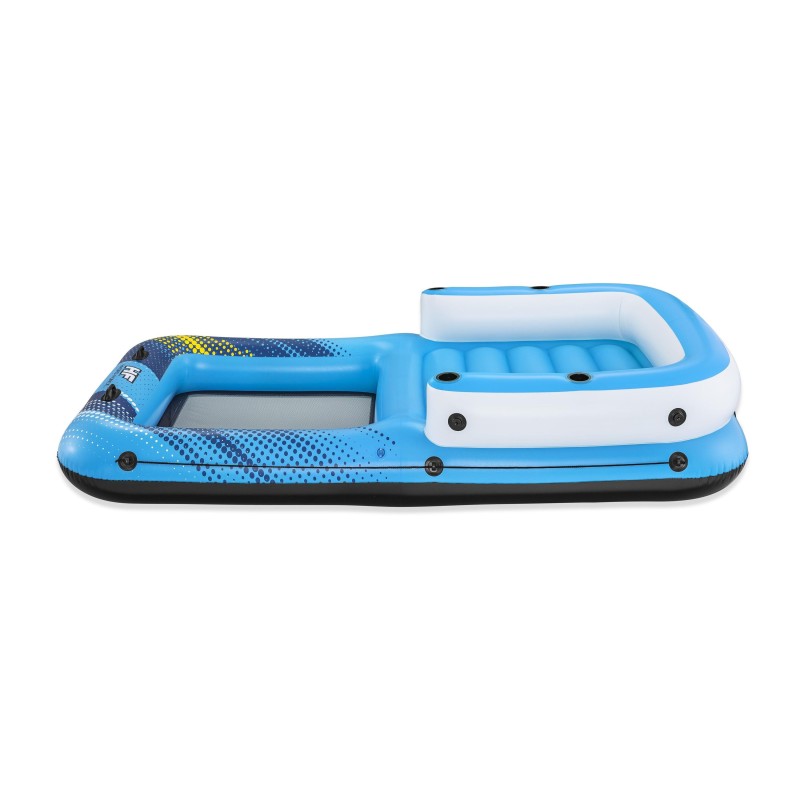 Ile géante Summer Oasis™ 3,05 x 1,86 x 58 cm, 4 adultes (360kg), Inflata-Shield™, 4 porte-gobelets, fond maille filet