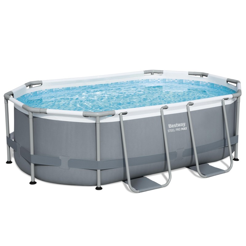 Piscine hors sol ovale 305 x 200 x 84 cm Steel Pro MAX