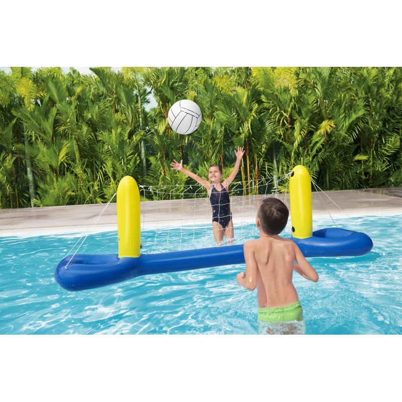 Filet flottant de volley-ball avec ballon 244 x 64 x 76 cm