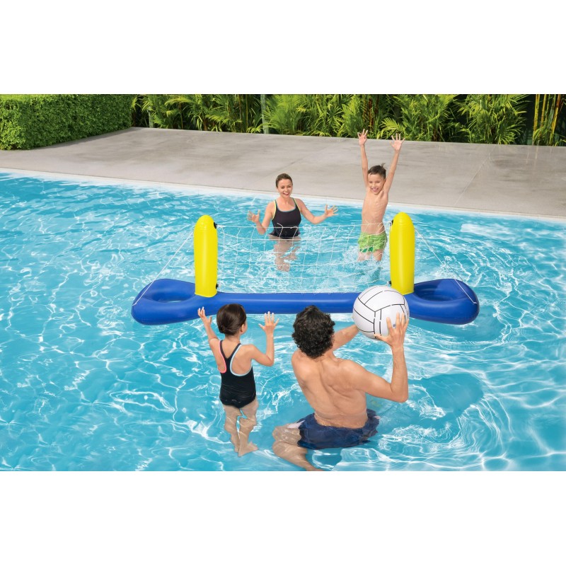 Filet flottant de volley-ball avec ballon 244 x 64 x 76 cm