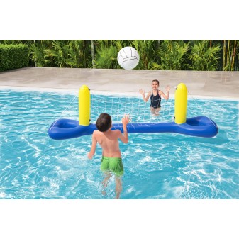 Filet flottant de volley-ball avec ballon 244 x 64 x 76 cm