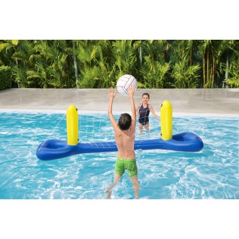 Filet flottant de volley-ball avec ballon 244 x 64 x 76 cm