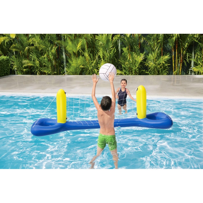 Filet flottant de volley-ball avec ballon 244 x 64 x 76 cm