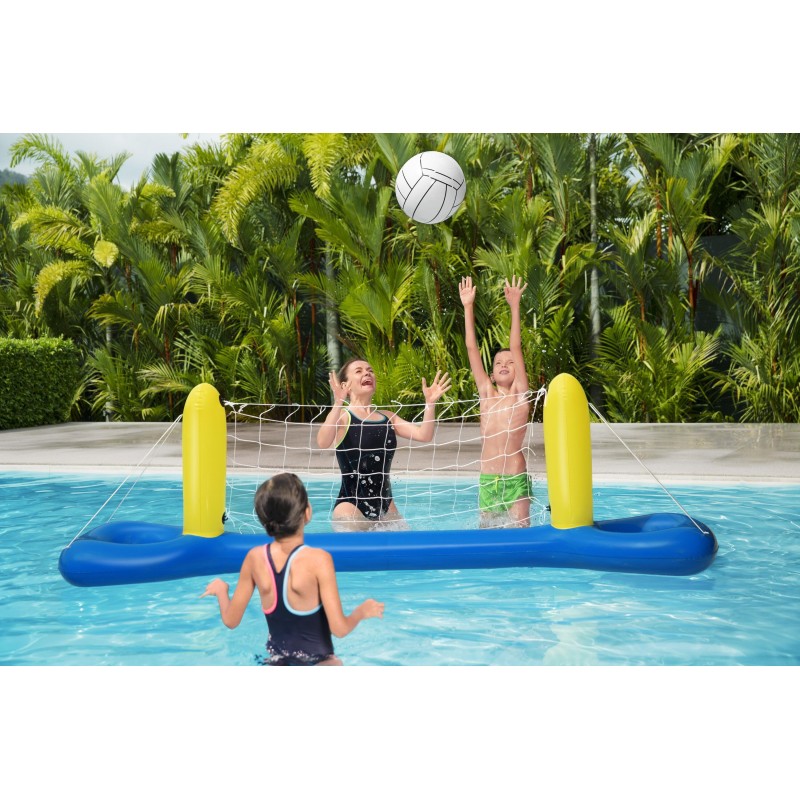 Filet flottant de volley-ball avec ballon 244 x 64 x 76 cm